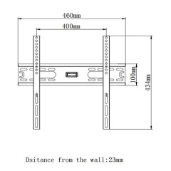 PLN08-44F Super Economy Fixed TV Wall Mount For most 26"-55" LED, LCD Flat Panel TVs