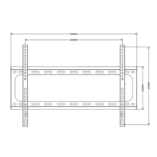 PLN07-46F Super Economy Fixed TV Wall Mount For most 37"-70" LED, LCD Flat Panel TVs
