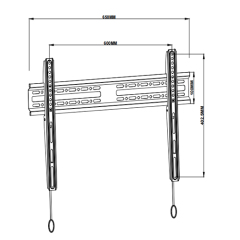 PLN09-46F Super Economy Fixed TV Wall Mount For most 37"-70" LED, LCD Flat Panel TVs