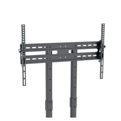 T1031 Height Adjustable Mobile Steel Rolling TV Trolley Cart on Wheels For Most 32"-70" Flat Panel TVs