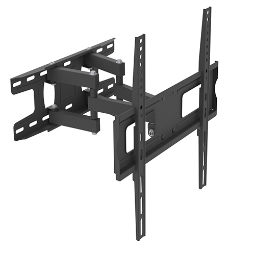 PLA67-446 Standard Solid Articulating Curved &amp; Flat Panel TV Wall Mount For most 26"-55" curved &amp; flat panel TVs