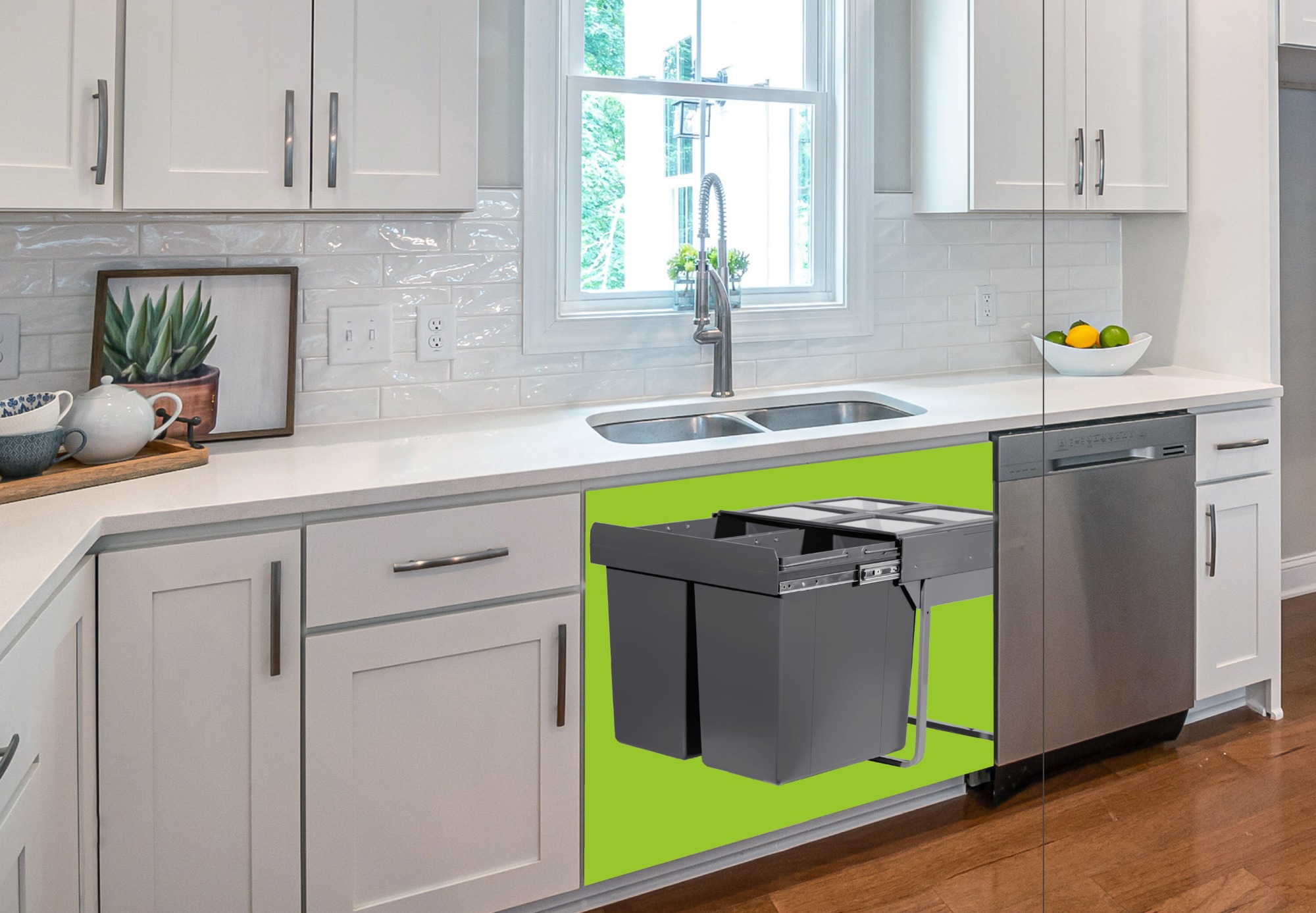 Large Capacity 90L Waste Bin