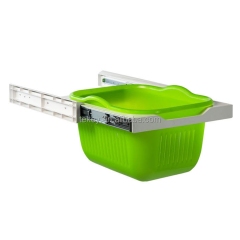 Tekey 450 / 600mm largura deslizante puxar fora roupas armazenamento cesta de lavandaria lavandaria hamper extensão completa escondido puxar fora lavar lavandaria hampers armazenamento