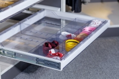 Tekey weich schließen ausdehnbare Schublade Organizer Acryl Serving Tray ziehen Schublade Tray Kleiderschrank Zubehör ziehen Schrank Organizer Ornamente Partition Tray