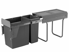 Tekey Sorting Waste Runner Bin Plastic Sliding Bins Kitchen Garbage Sorting Trash Cans Indoor Sorting Bins Sorting Kitchen Trash Can Kitchen Classical Sorting Garbage Bin Home Pull Out Recycle Bin Recycle Plastic Kitchen Sorting Garbage Bins