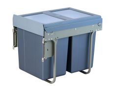 Tekey Kitchen Storage Bin Kitchen Accessory Bin Kitchen Organizer Sliding Runners Kitchen Cabinet Pull Out Waste Bin Container Cupboard Trash Collector Kitchen Cabinet Built-in Pull Out Waste Bin Kitchen Hanging Recycle Trash Can Pull Out Kitchen Bin