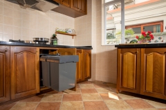 Tekey Duplo fechamento macio puxe fora armário lixeira cozinha lixeira Oculto puxe fora plástico da cozinha construído na lixeira Soft-Close Pull Out Lixo Armazenamento de cozinha lixo macio-fechado pode escondido puxar para fora o fechamento macio da coz