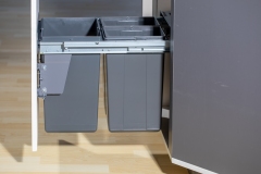 Tekey Kitchen Hidden Trash Bin Plastic Dustbin Cabinet Bin Pull Out Bin Kitchen Built-In Waste Bin Under Sink Sliding Sorting Garbage Bin Kitchen Cabinet Suspension Furniture Hanger Kitchen Storage Bin Kitchen Accessory Bin Kitchen Organizer Bin