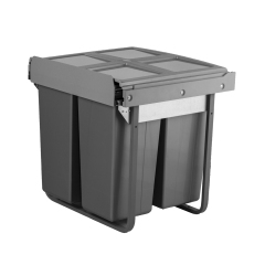 Tekey reciclagem lixo lixo classificação lixo organizador cozinha lixo classificação coleta lixo puxar fora lixo contêiner lixo Cozinha armário extensível classificador separador embutido coletor armário lixo lata cozinha doméstica lixo lixo classificação