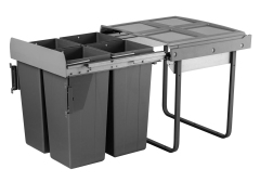 Tekey reciclagem lixo lixo classificação lixo organizador cozinha lixo classificação coleta lixo puxar fora lixo contêiner lixo Cozinha armário extensível classificador separador embutido coletor armário lixo lata cozinha doméstica lixo lixo classificação