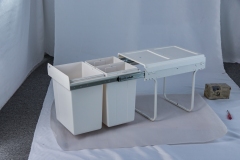 Tekey Hidden Kitchen Cabinet Dustbin Plastic Kitchen Bin Recycling Storage Bucket Storage Waste Bin Pull Out Bin Kitchen Trash Can Hidden Built In Kitchen Bin Kitchen Storage Waste Storage Bin