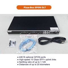 New Upgraded Version 4 PON Ports GPON XPON OLT