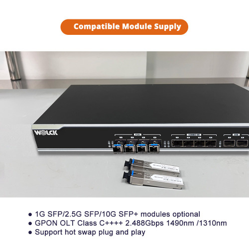 New Upgraded Version 4 PON Ports GPON XPON OLT