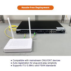 New Upgraded Version 8 PON Ports GPON XPON OLT