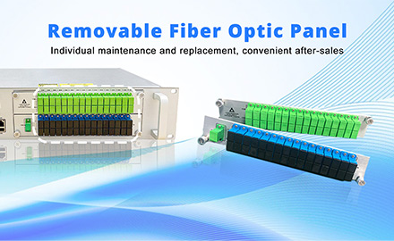 EDFA with A Detachable Fiber Optic Panel