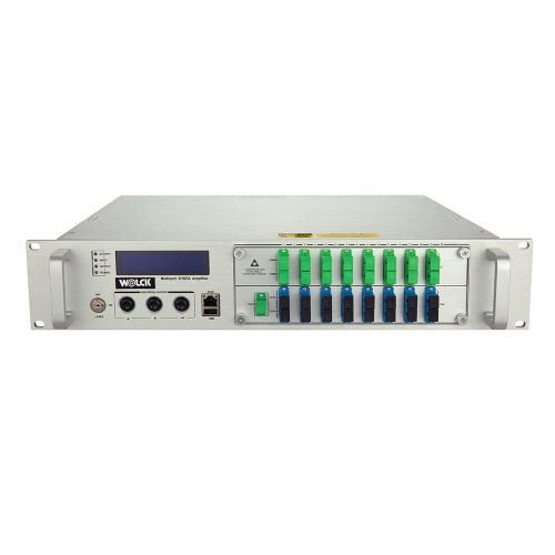 16 Puertos Amplificador de fibra dopada con erbio -2U 16 * 19dBm EDFA