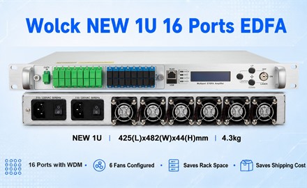 新品发布：WOLCK 1U 16 口 EDFA