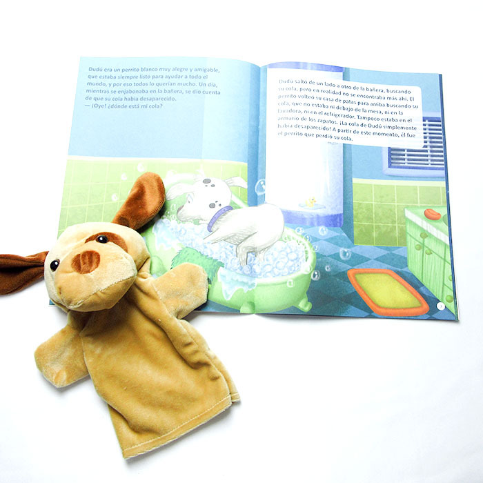 Book with toys
