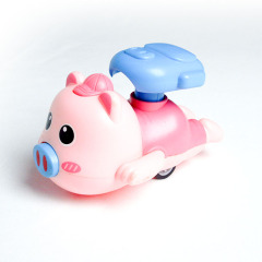 A toy pig that moves