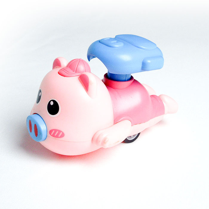 A toy pig that moves