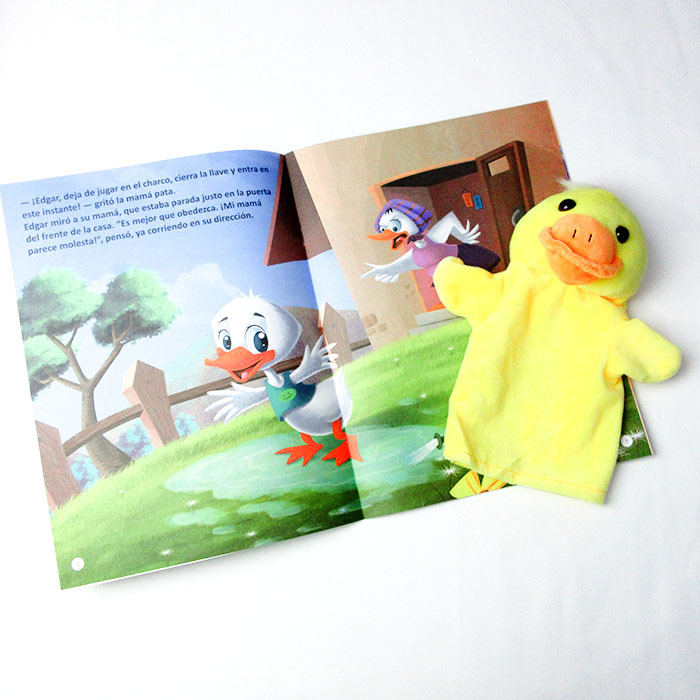Book with toys