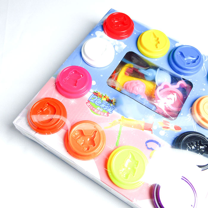 Colored clay