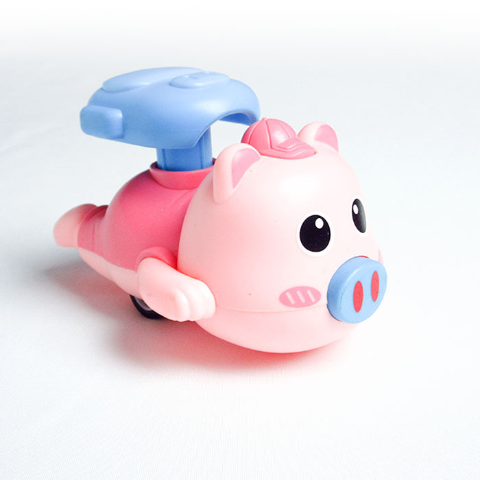 A toy pig that moves