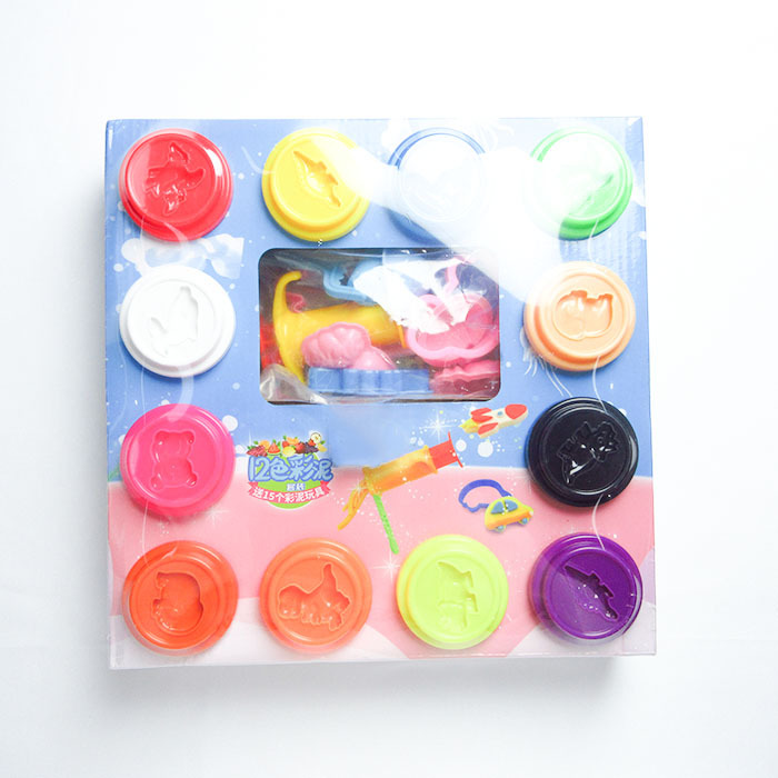 Colored clay