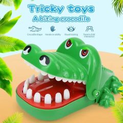Hand-biting crocodile toy