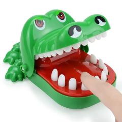 Hand-biting crocodile toy