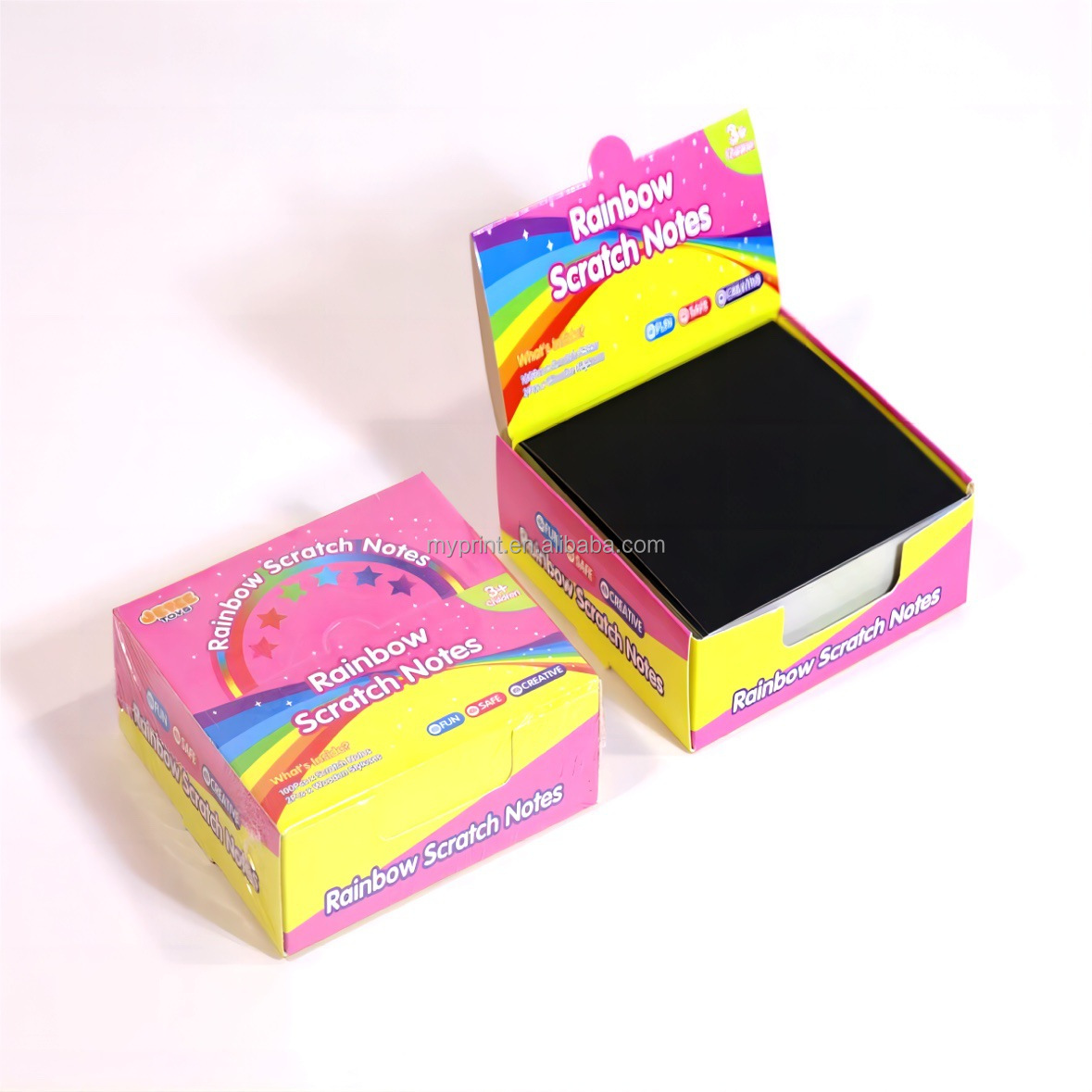 Children Gift Scratch Cards Sticker Printing