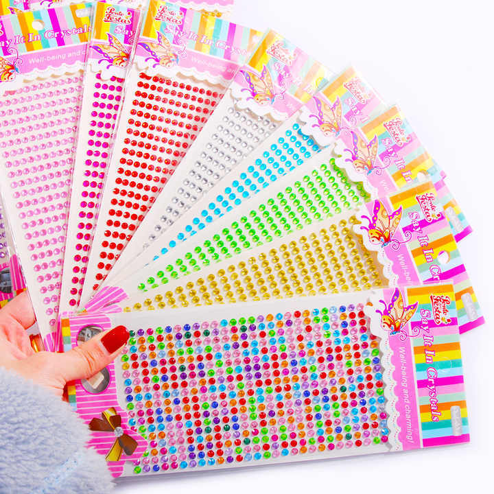 Crystal rhinestone sticker