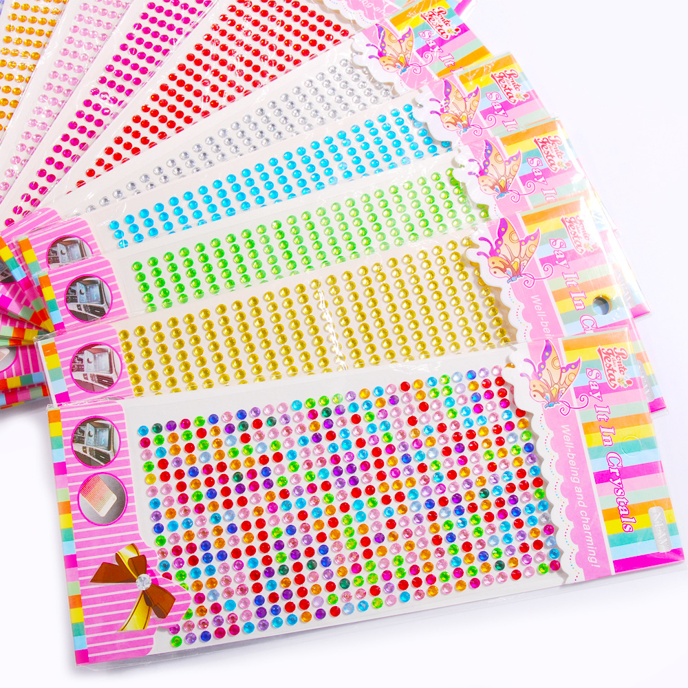 Crystal rhinestone sticker