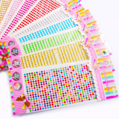Crystal rhinestone sticker