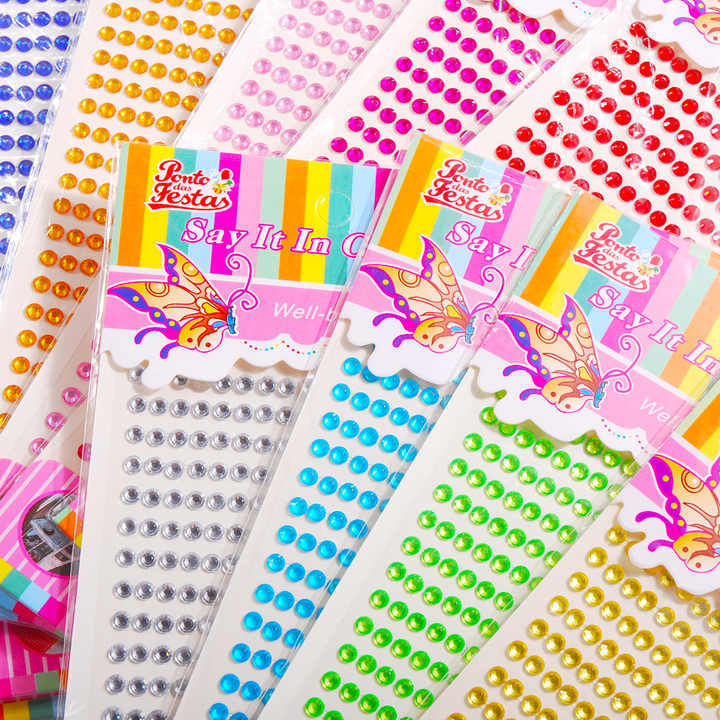 Crystal rhinestone sticker