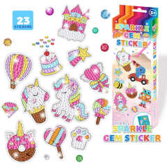 DIY toy gem sticker set