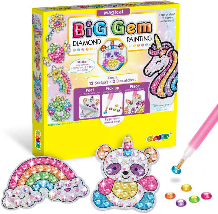 DIY toy gem sticker set