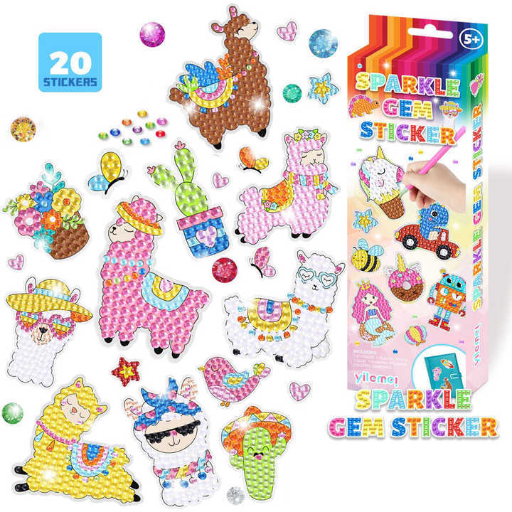 DIY toy gem sticker set