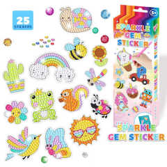 DIY toy gem sticker set