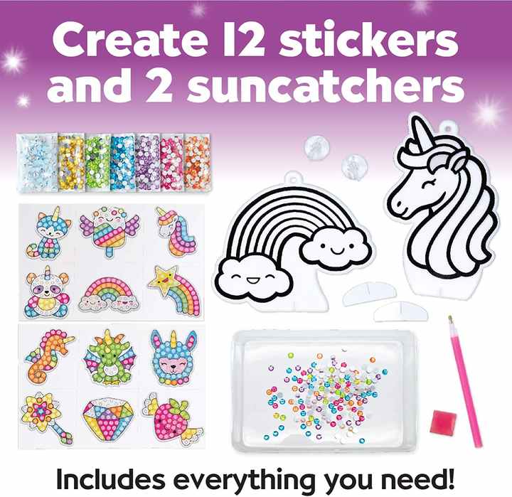 DIY toy gem sticker set