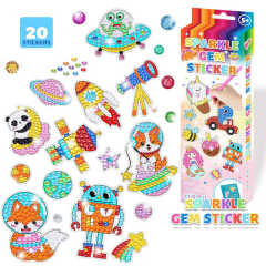DIY toy gem sticker set