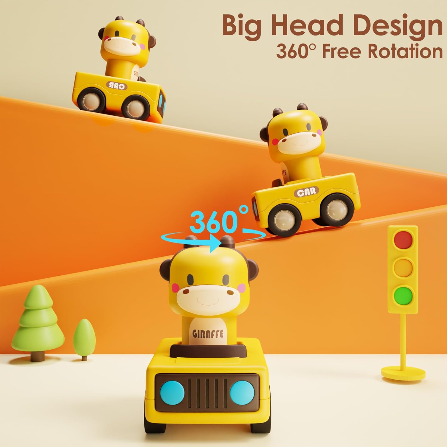 Press to Go Car Toys for Kids Emulational Car Toy