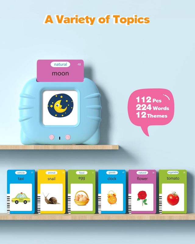 Educational Toys Talking Flash Cards Children's Sensory Learning