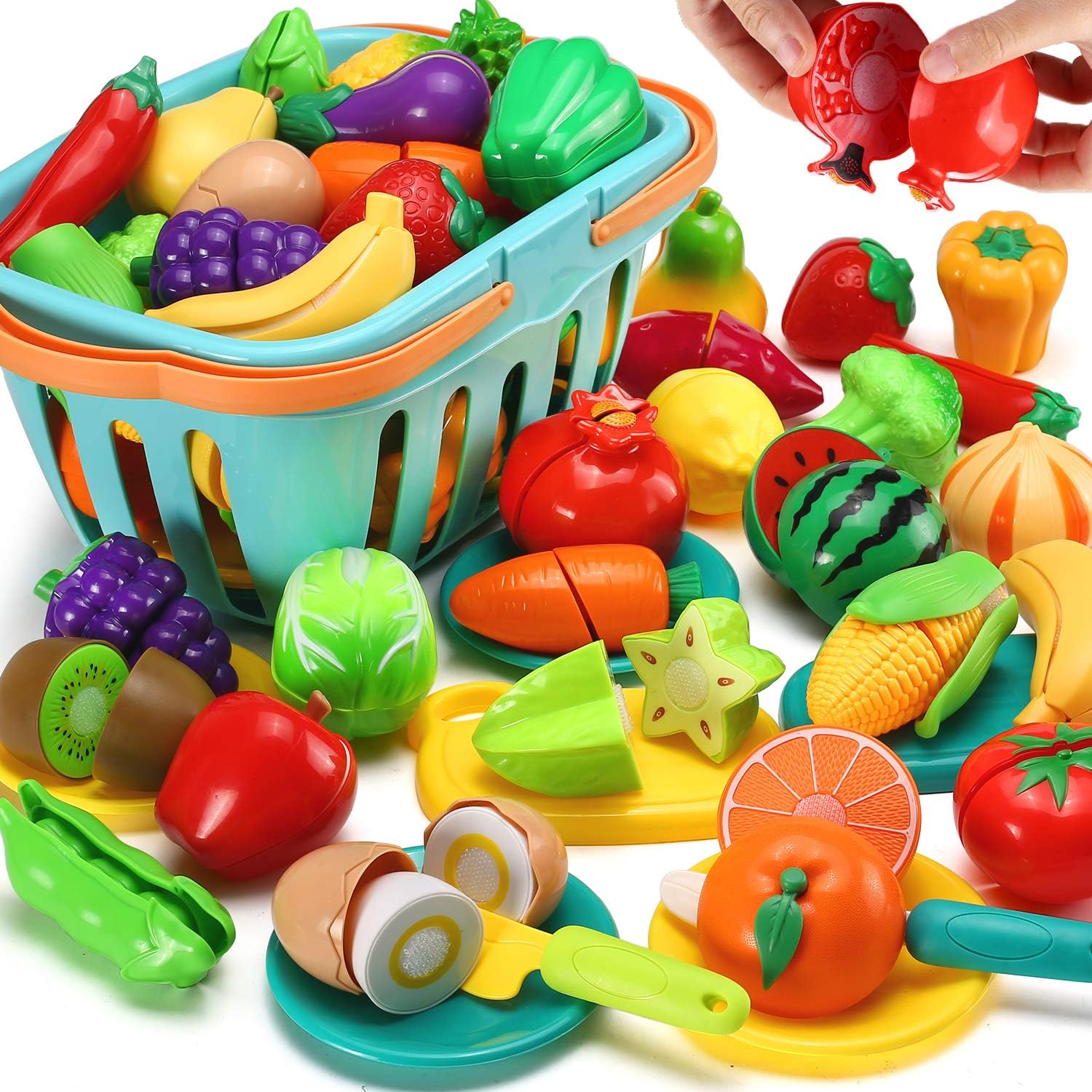 Cutting Play Food Toy for Kids Kitchen Educational Toys