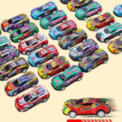 Pull Back Cars Race Toys Bulk Small Pull Back Car Toys for Treasure Box
