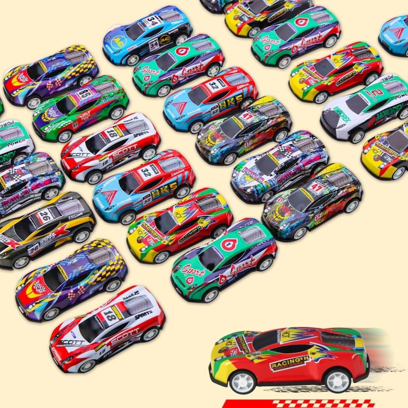 Pull Back Cars Race Toys Bulk Small Pull Back Car Toys for Treasure Box