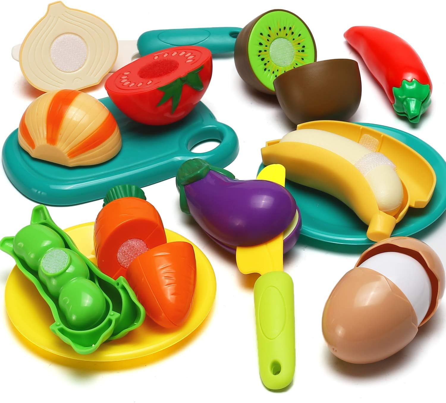 Cutting Play Food Toy for Kids Kitchen Educational Toys