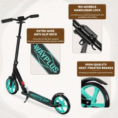 Children's Scooter ABS Plastic for Teens and Adult Foldable