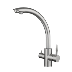 Stainless Steel 3 in 1 Kitchen Faucet