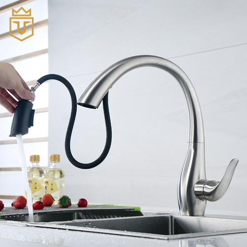 Crown Kitchen Faucet for Sink with Pull Down Sprayer